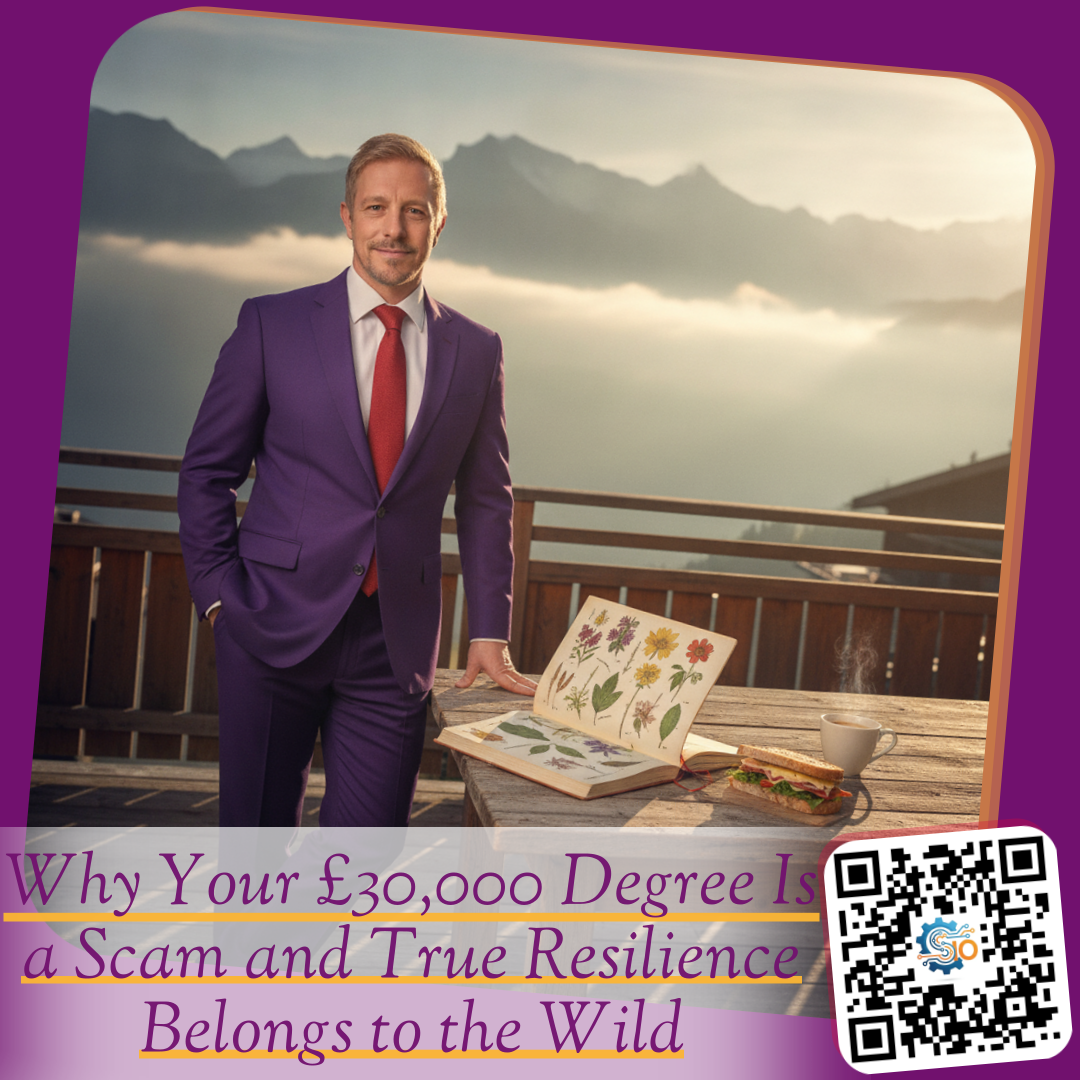 Why Your £30,000 Degree Is a Scam and True Resilience Belongs to the Wild