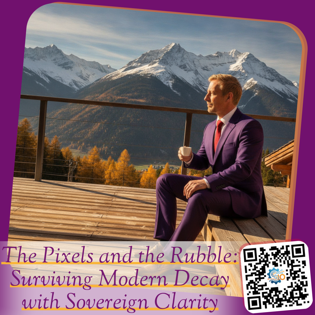 The Pixels and the Rubble: Surviving Modern Decay with Sovereign Clarity