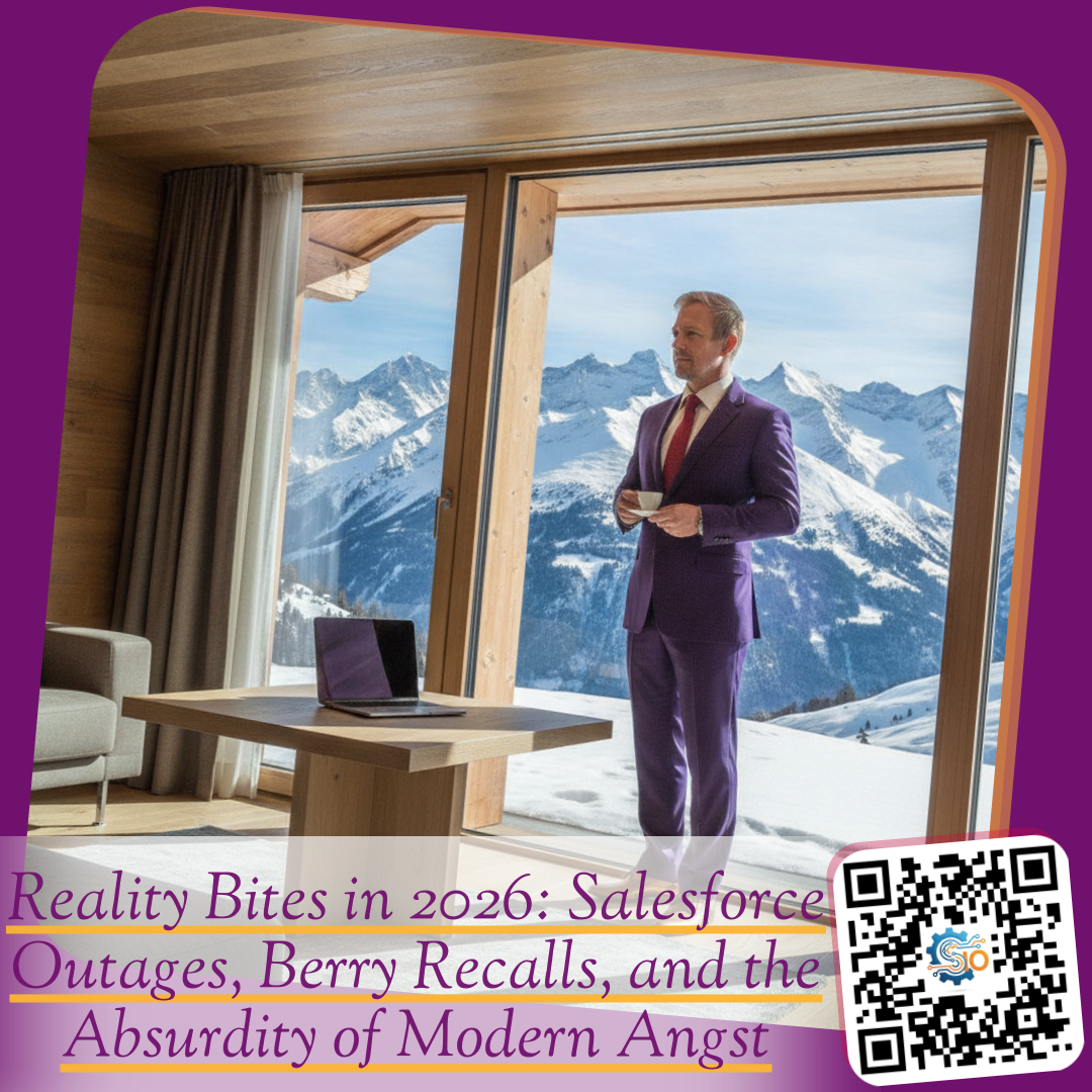 Reality Bites in 2026: Salesforce Outages, Berry Recalls, and the Absurdity of Modern Angst