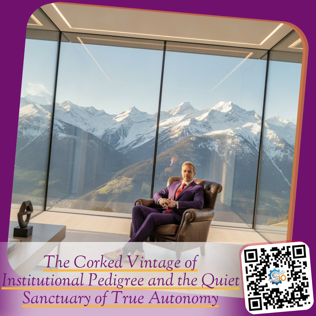 The Corked Vintage of Institutional Pedigree and the Quiet Sanctuary of True Autonomy