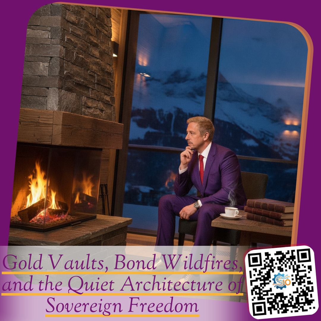 Gold Vaults, Bond Wildfires, and the Quiet Architecture of Sovereign Freedom