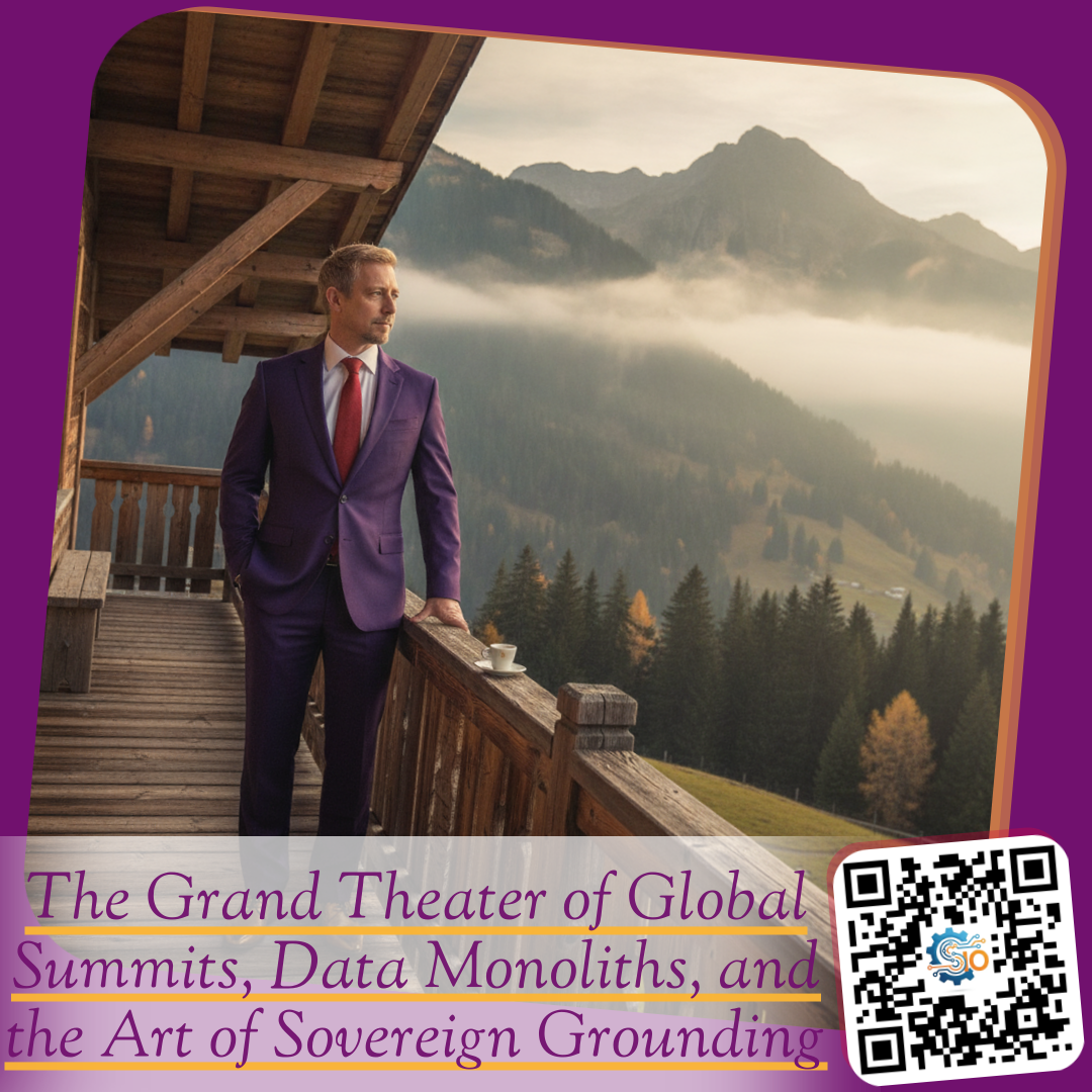 The Grand Theater of Global Summits, Data Monoliths, and the Art of Sovereign Grounding