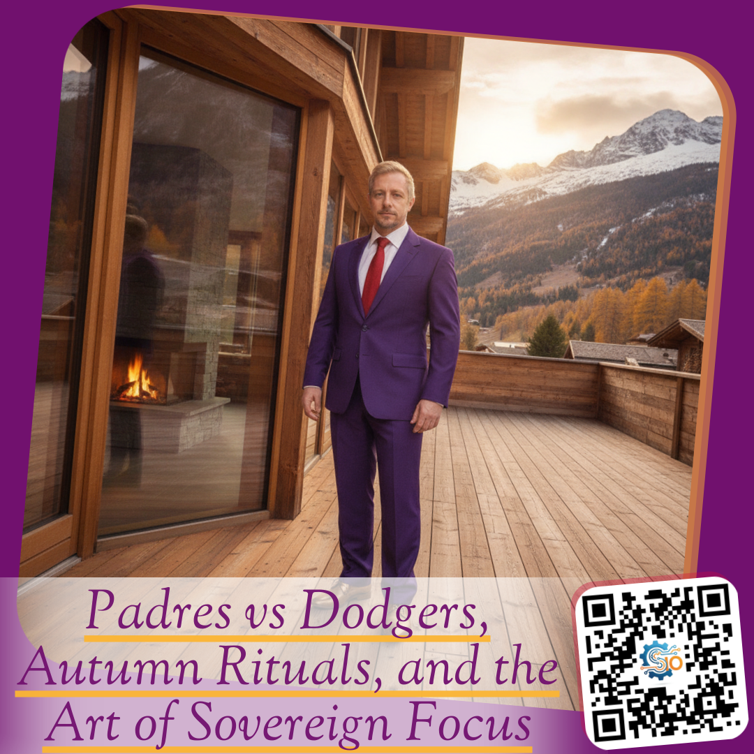 Padres vs Dodgers, Autumn Rituals, and the Art of Sovereign Focus