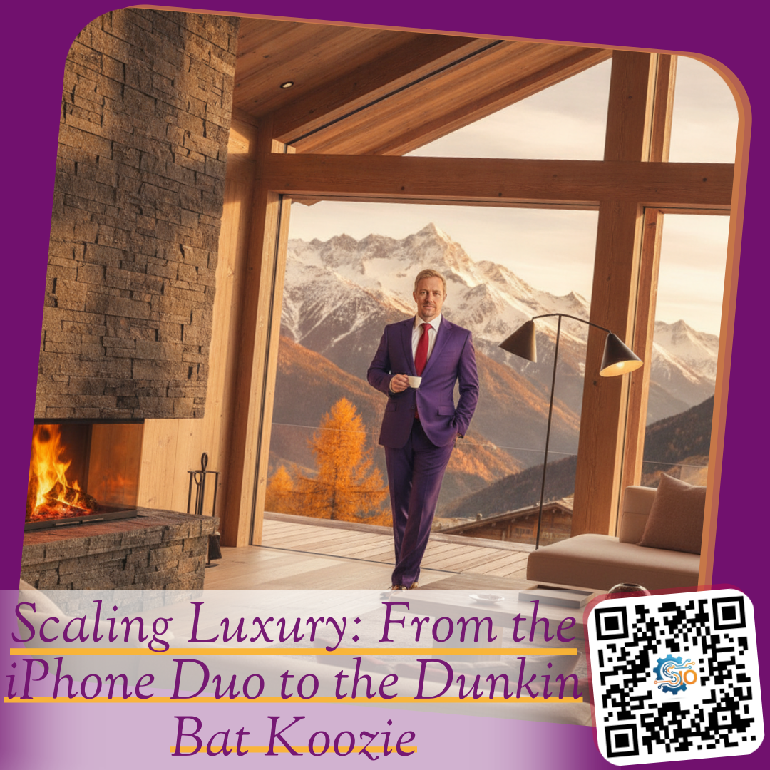 Scaling Luxury: From the iPhone Duo to the Dunkin Bat Koozie