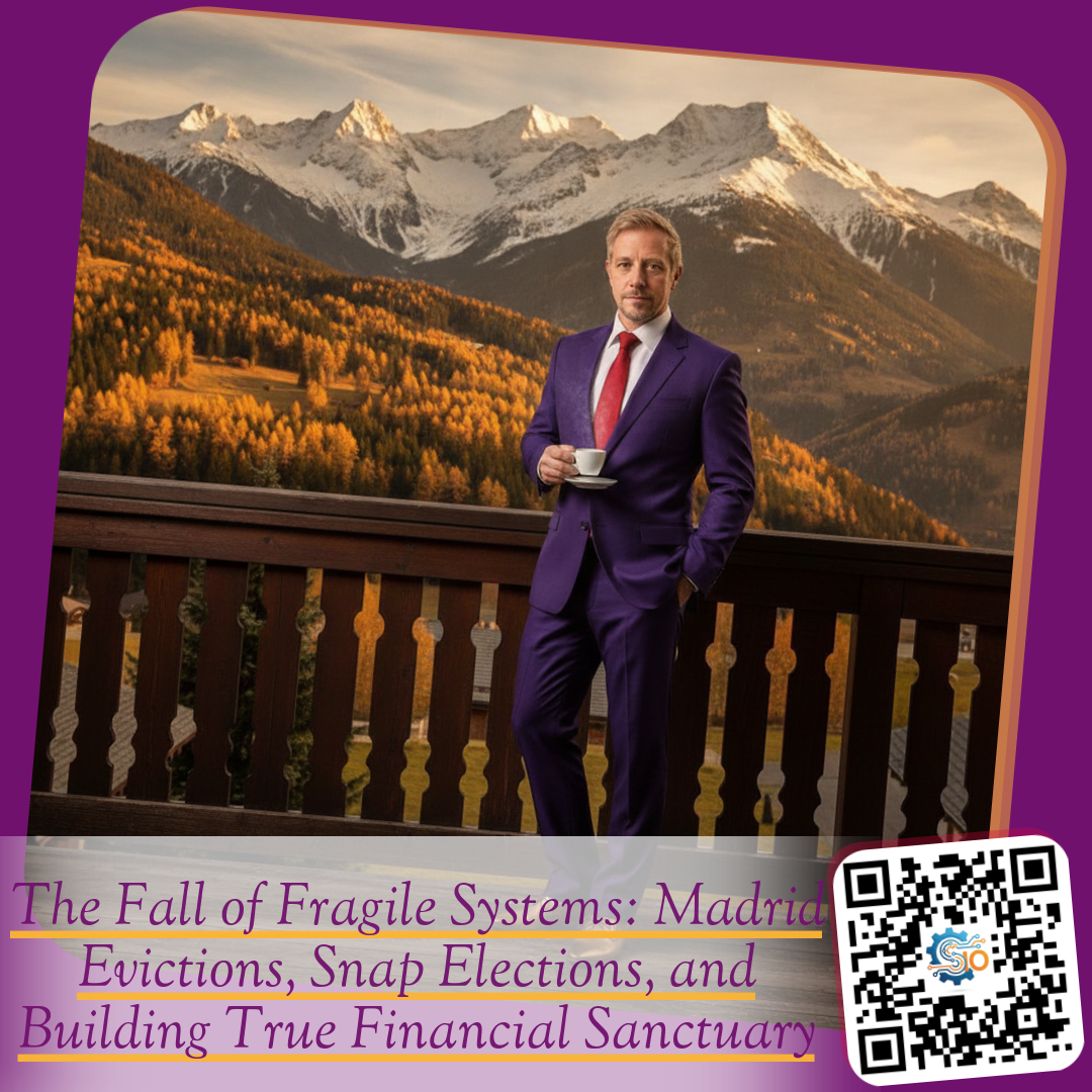 The Fall of Fragile Systems: Madrid Evictions, Snap Elections, and Building True Financial Sanctuary