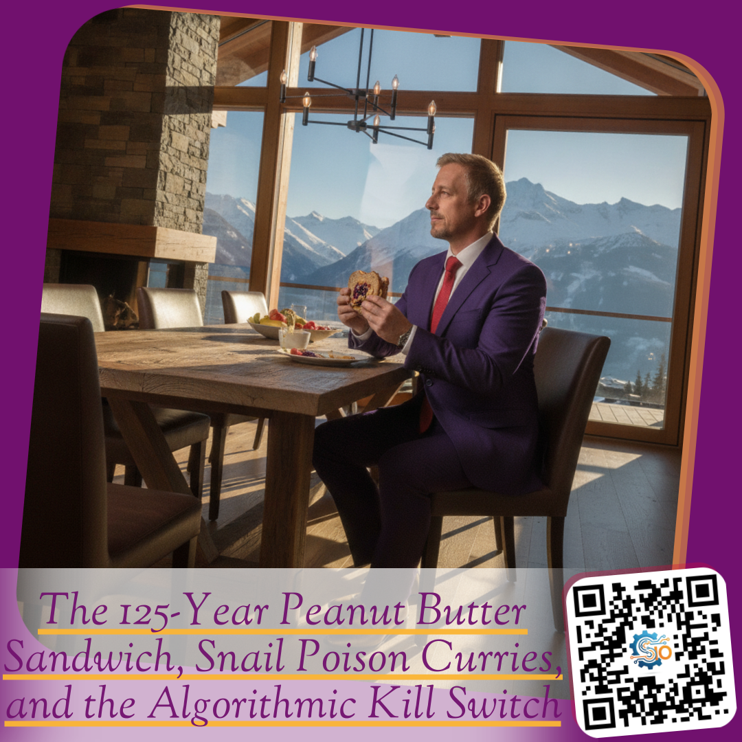 The 125-Year Peanut Butter Sandwich, Snail Poison Curries, and the Algorithmic Kill Switch