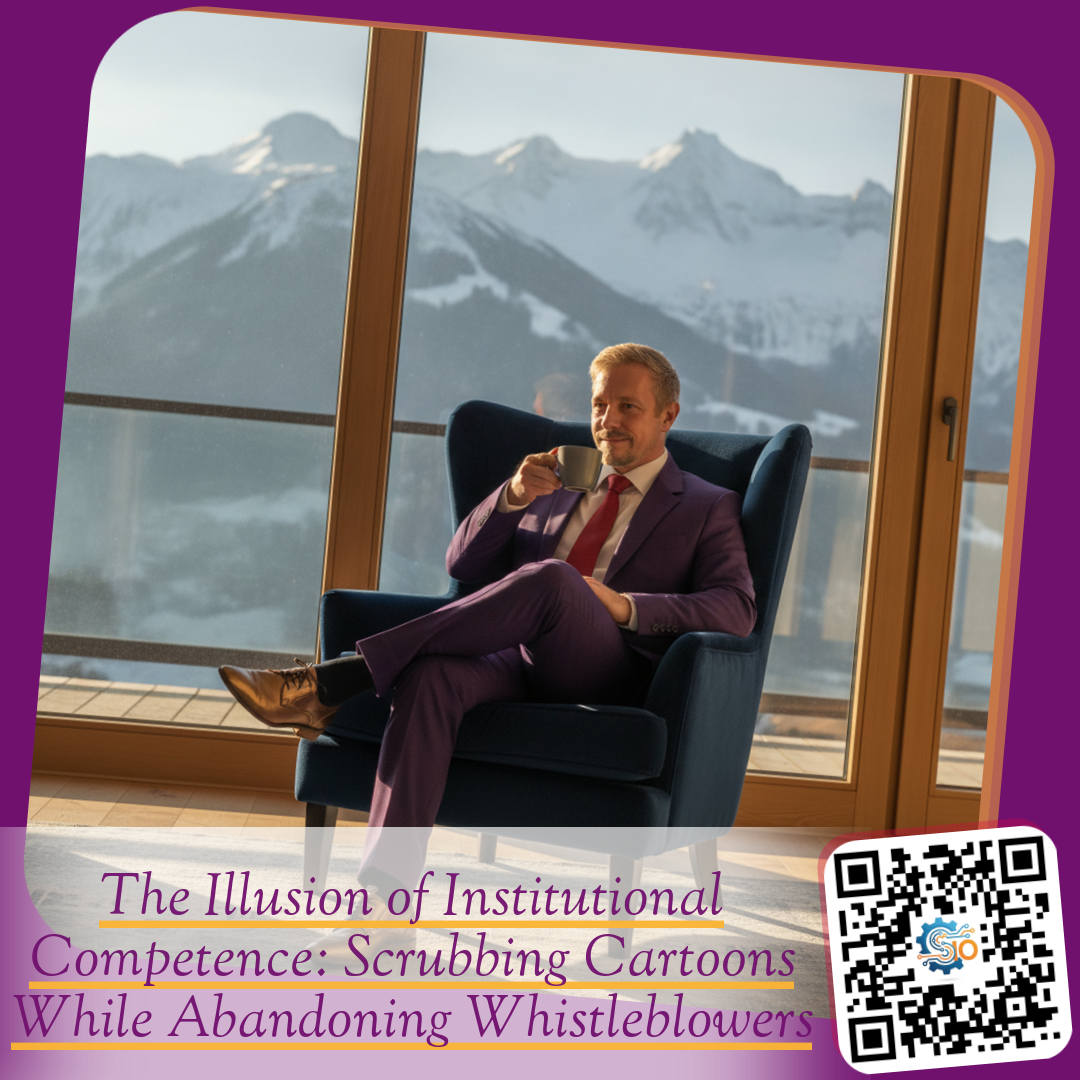 The Illusion of Institutional Competence: Scrubbing Cartoons While Abandoning Whistleblowers