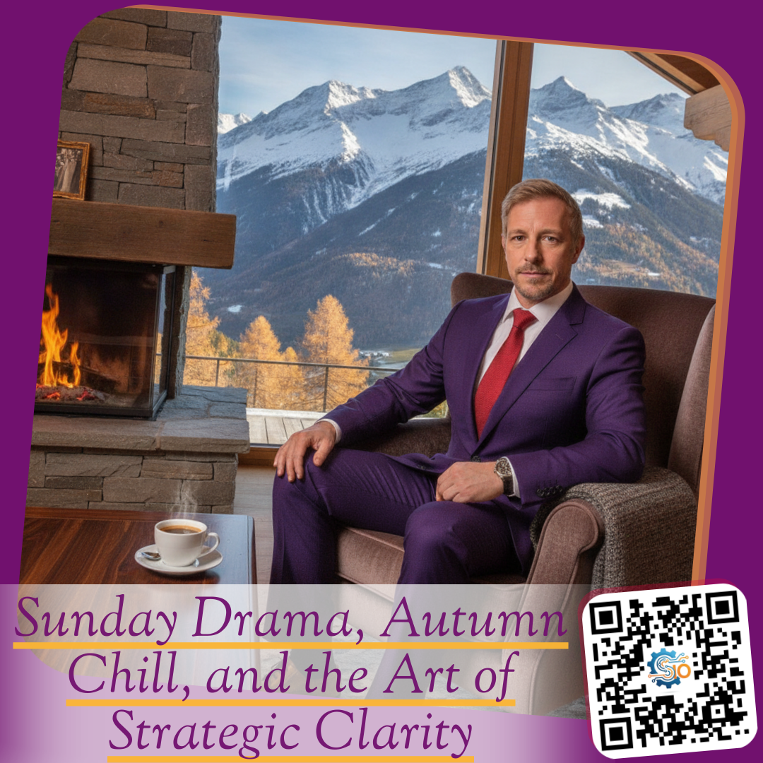 Sunday Drama, Autumn Chill, and the Art of Strategic Clarity