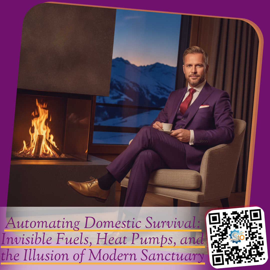 Automating Domestic Survival: Invisible Fuels, Heat Pumps, and the Illusion of Modern Sanctuary