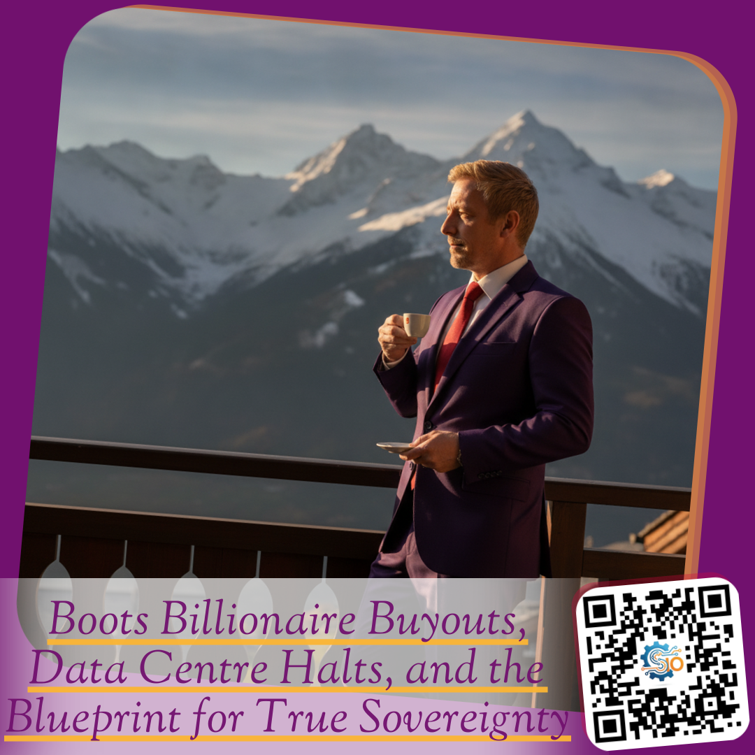 Boots Billionaire Buyouts, Data Centre Halts, and the Blueprint for True Sovereignty