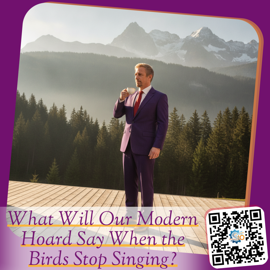 What Will Our Modern Hoard Say When the Birds Stop Singing?